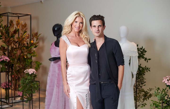 Jiří Kalfař a Victoria Silvstedt