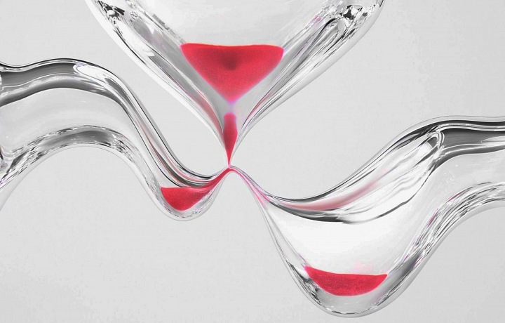 Přesýpací hodiny Nendo: "Variations of Time"