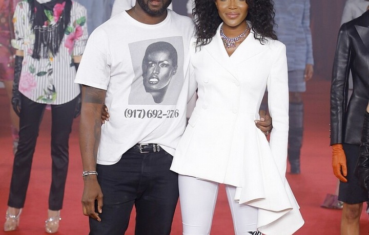 Virgil Abloh a Naomi Campbell