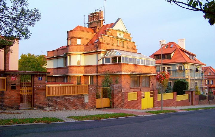 Ořechovka - Vlastní vila architekta Jaroslava Vondrák