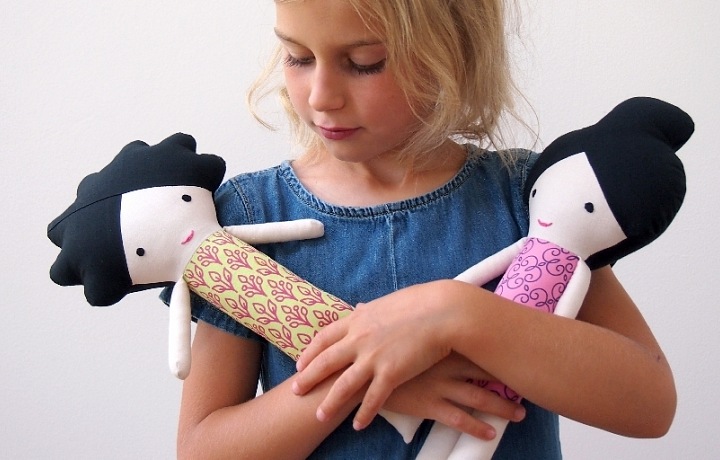 Etno panenky designérka Ivana Holbová