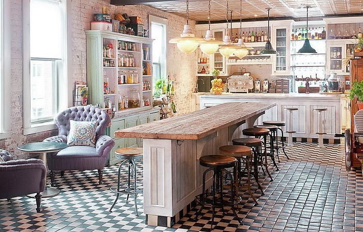 Kuchyň ve stylu Shabby Chic