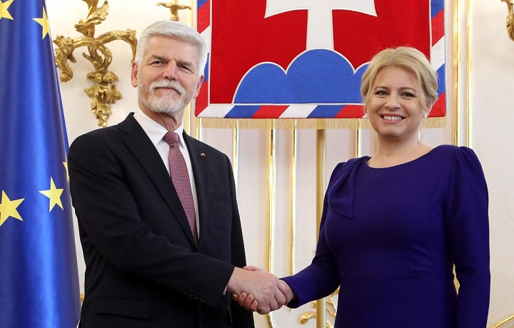 Prezidenti ČR a SR Petr Pavel a Zuzana Čaputová