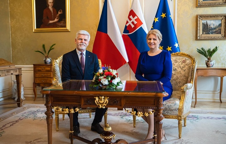 Petr Pavel a Zuzana Čaputová 