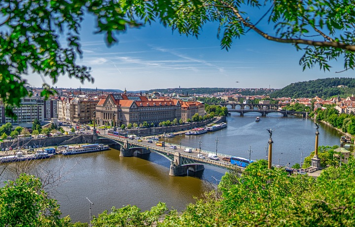 Praha výhled na Fairmont