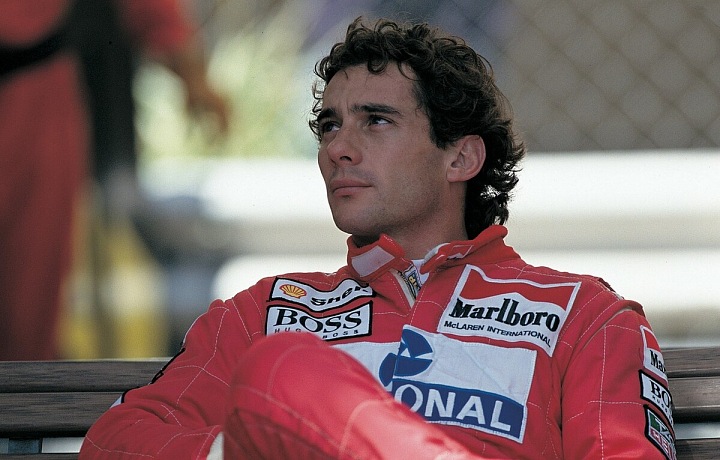 Ayrton Senna, v roce 1994 zesnulý brazilský legendární jezdec Formule 1