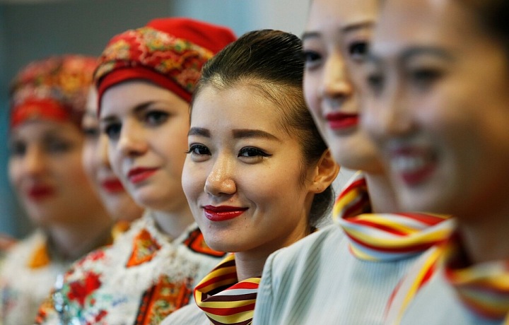 Ilustrační foto: Slavnostní zahájení provozu přímé letecké linky Hainan Airlines spojující Prahu a Peking