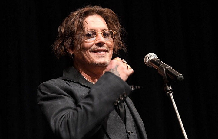 Johnny Depp v hotelu Thermal na MFF Karlovy Vary