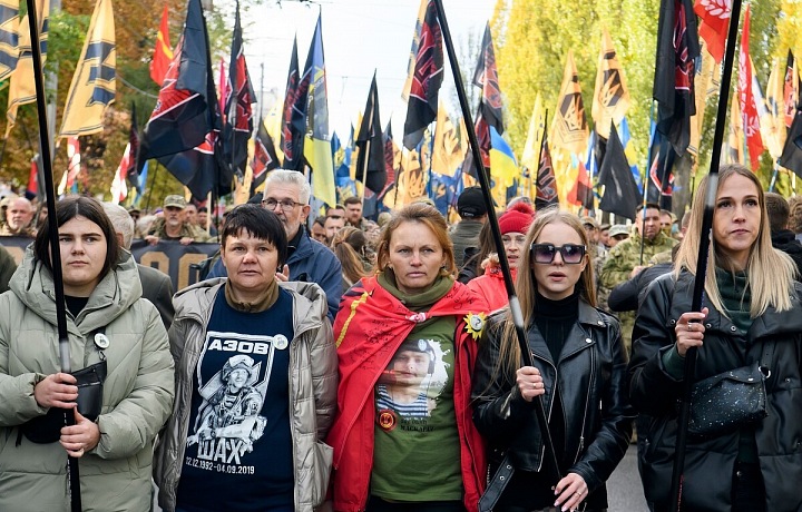 Den obránců Ukrajiny a Den Ukrajinské povstalecké armády (UPA) v Kyjevě