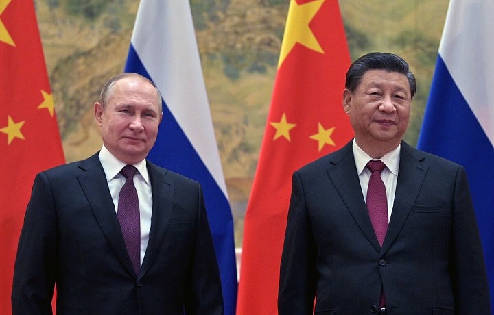 Vladimir Putin a Si Ťin-pching