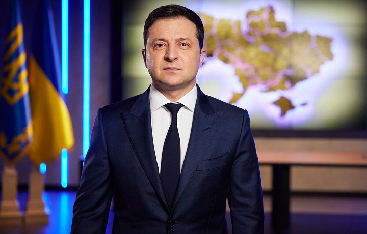 Ukrajinský prezident Volodymyr Zelensky