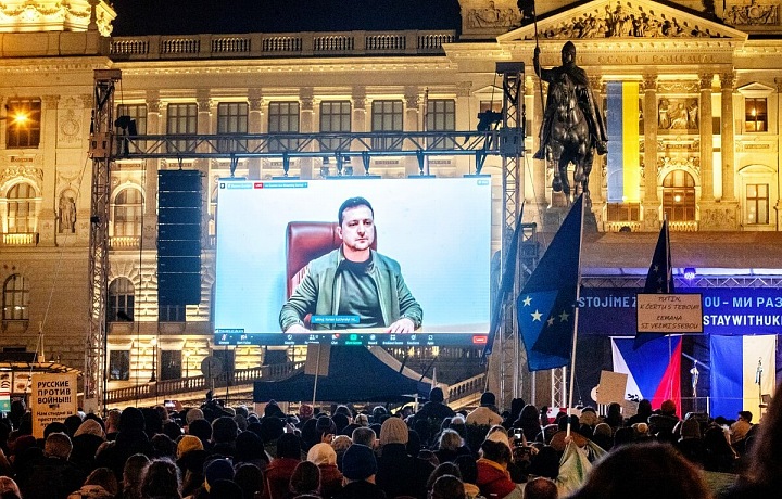 Zelenskyj promluvil i k občanům hlavního města