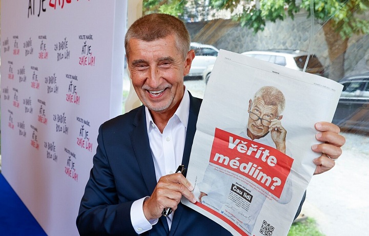 Andrej Babiš při zahájení kampaně