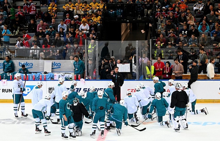 Trénink Sharks přilákal fanoušky 