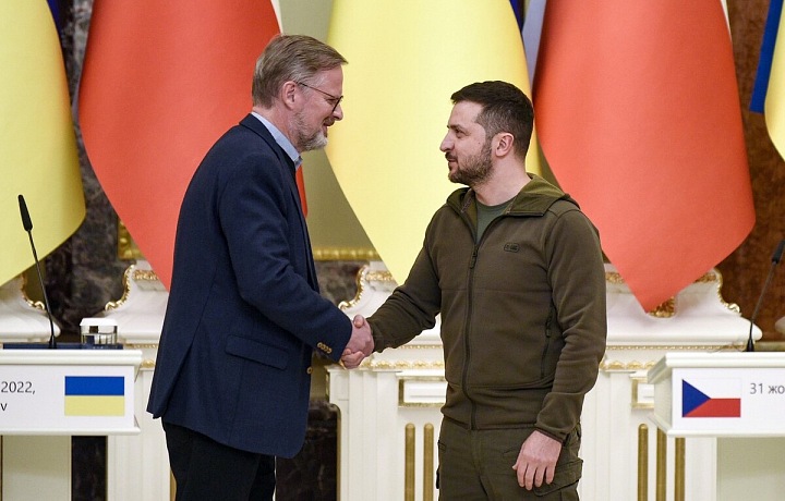 Fiala s prezidentem Zelenským 