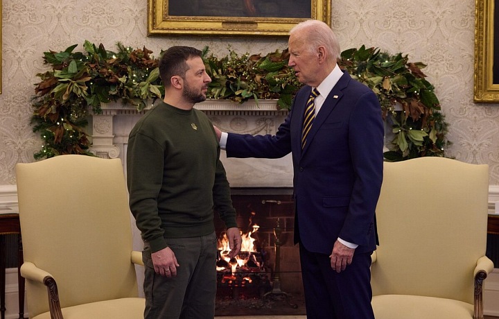Biden uvítal v Americe Zelenského