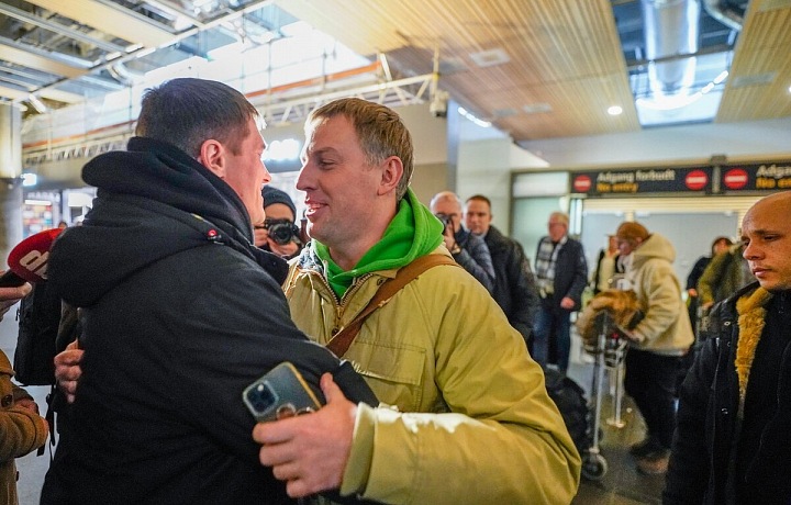 Setkání Vladimira Osečkina a Andreje Medvěděva v Norsku