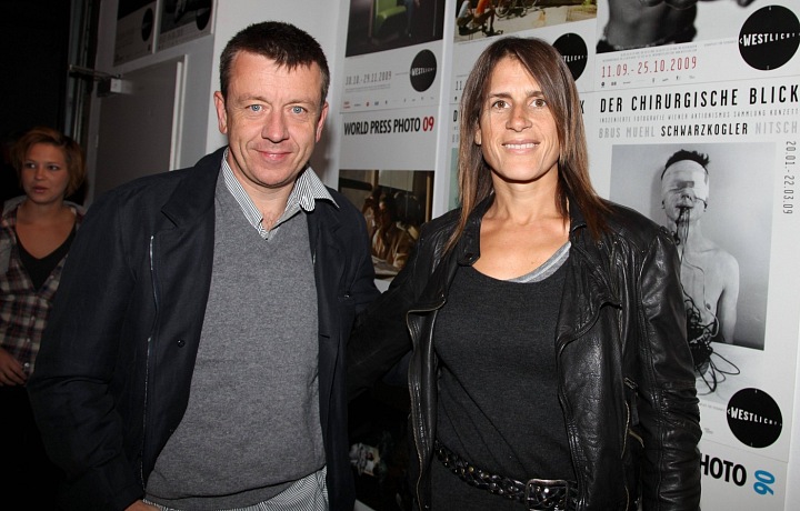 Lila Morgan Schwarzenberg a její manžel Peter Morgan