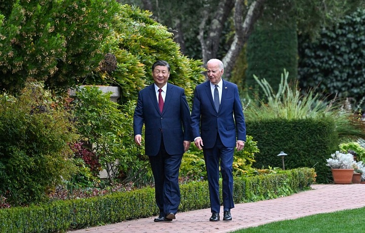 Joe Biden a Si Ťin-pching v San Franciscu