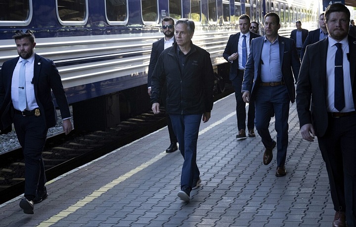 Anthony Blinken na Ukrajině