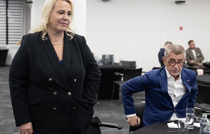 Klára Dostálová a Andrej Babiš