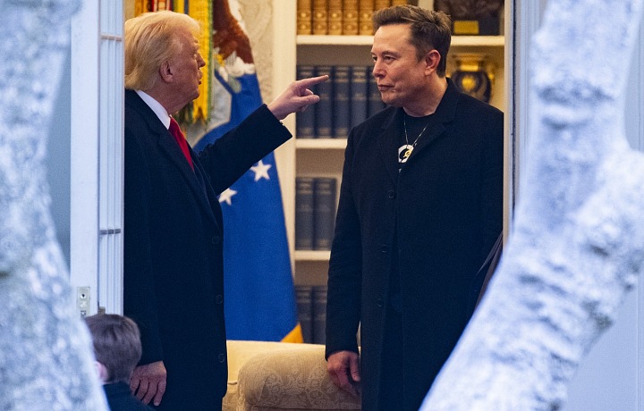 Donald Trump a Elon Musk