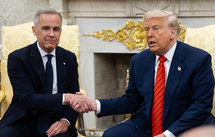 Oba státníci mluvili před novináři diplomatiky