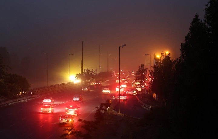 Teherán během nočního útou