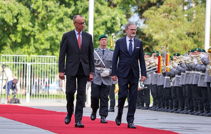 Petr Fiala a Friedrich Merz