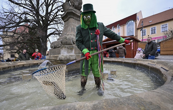 Prodej kaprů v Uherském Brodě
