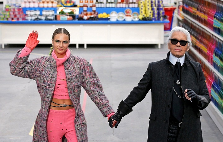 Cara Delevingne, Karl Lagerfeld