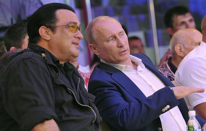 Steven Seagal a Vladimir Putin