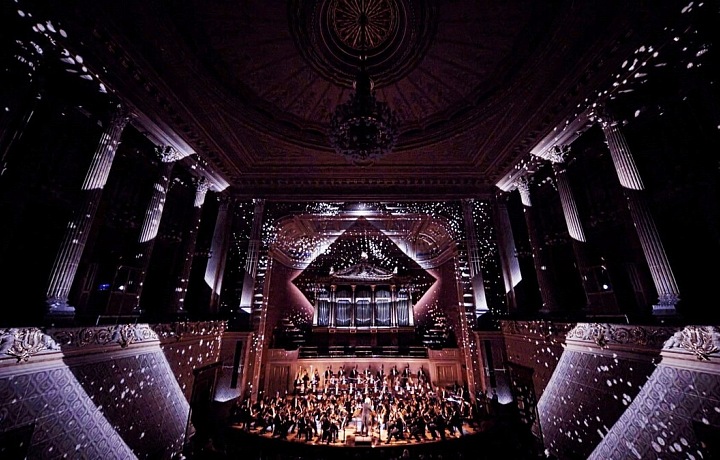 Videomapping v Rudolfinu