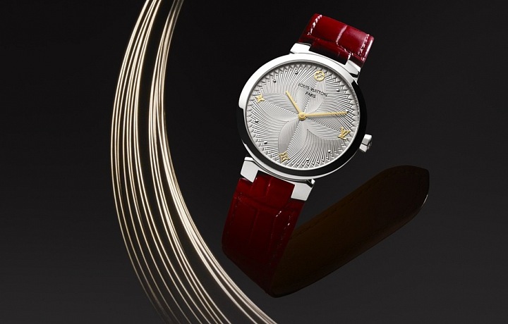 Tambour Slim Metallic Flower