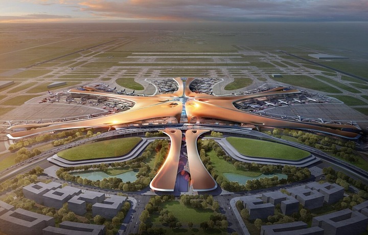 Zaha Hadid nové letiště v Pekingu
