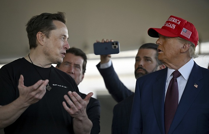 Donald Trump a Ellon Musk