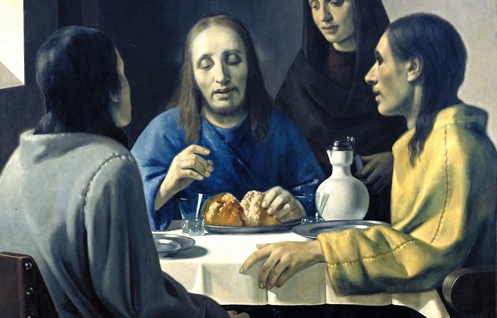 Kristus a jeho učedníci v Emauzích