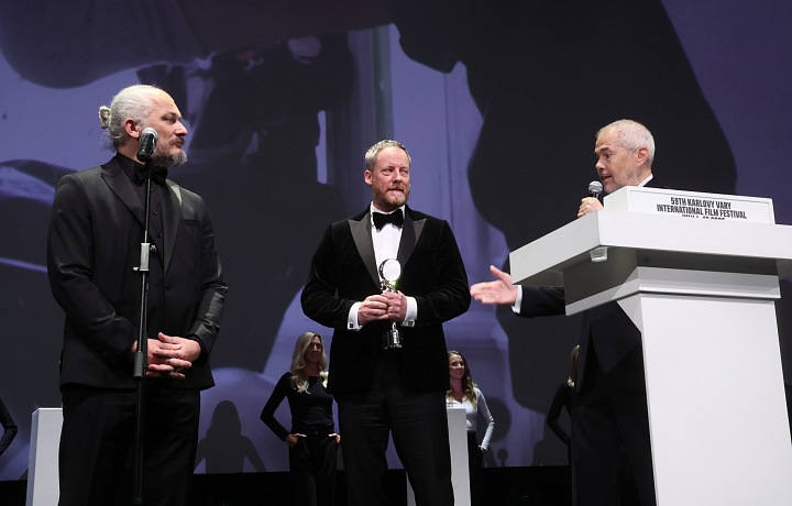 Kryštof Mucha, Karel Och a Marek Eben na KVIFF.